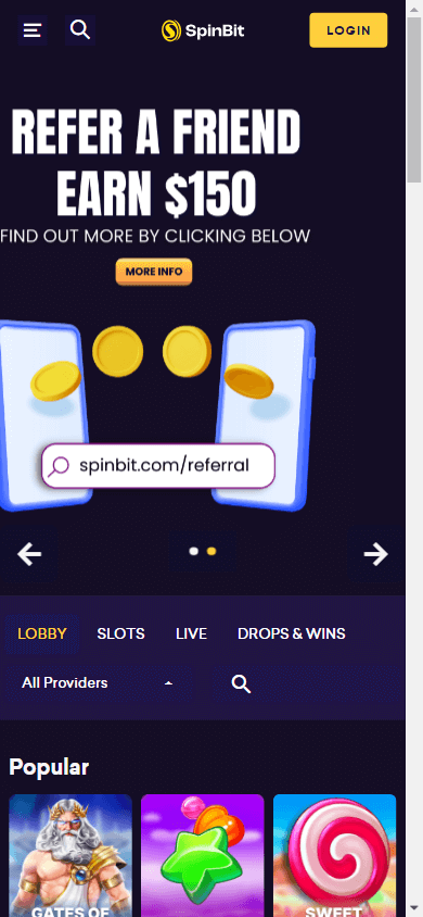 spinbit_casino_homepage_mobile