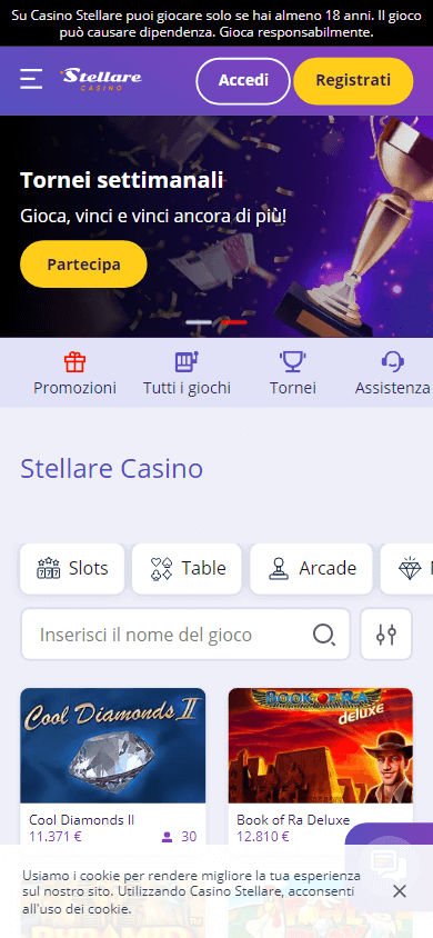 Casinò Stellare Mobile