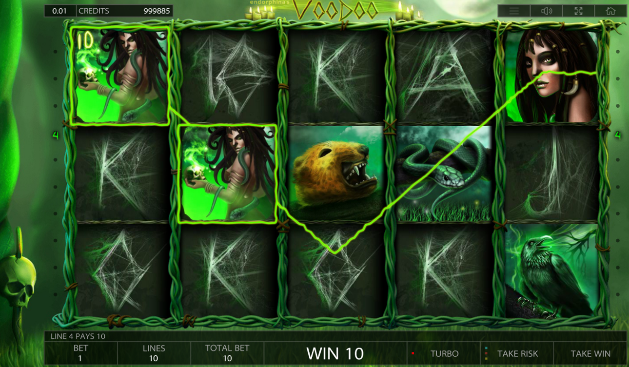 Voodoo slot win
