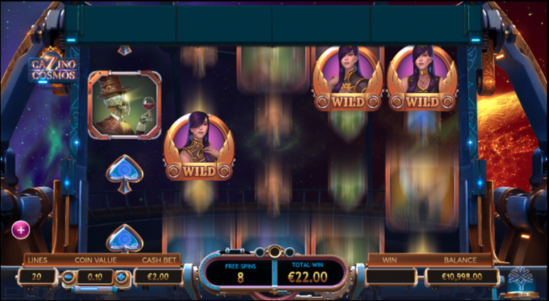 Cazino Cosmos locked wild symbols