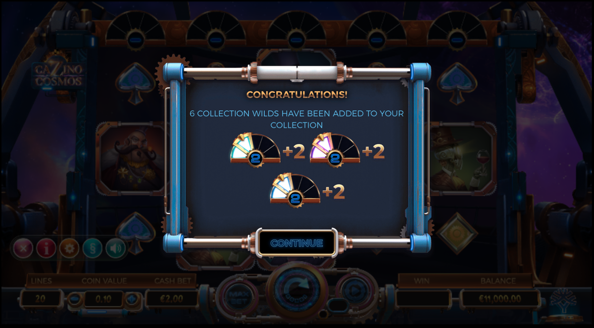 Cazino Cosmos Wild symbols collections