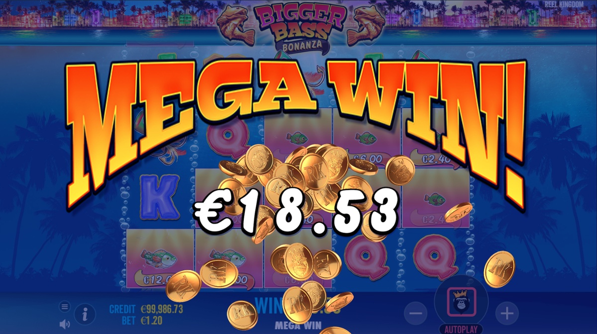 Bigger Bass Bonanza - Mega win