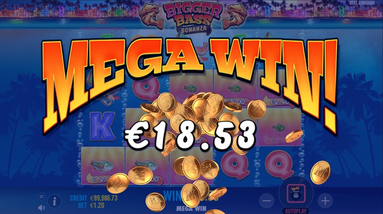 Bigger Bass Bonanza - Mega win
