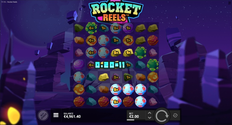 Rocket Reels - Multipliers win