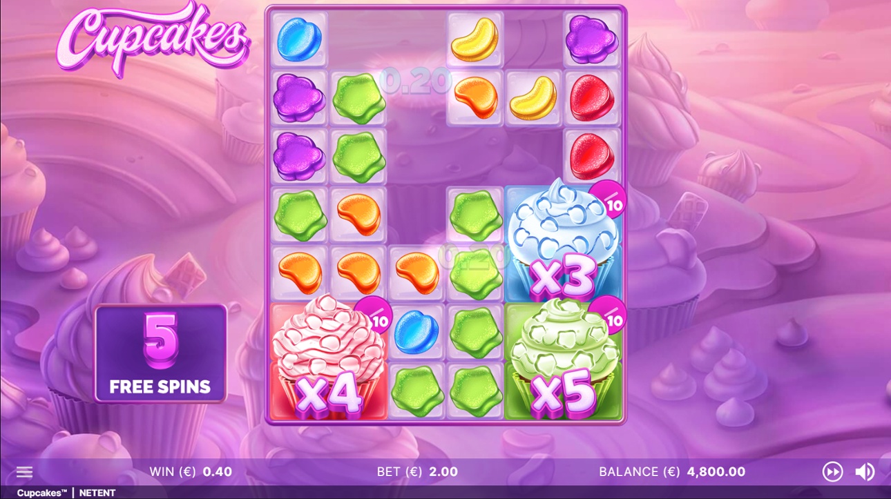 Cupcakes slot win
