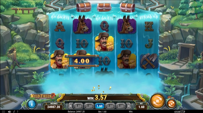 Wild Falls 2 slot win