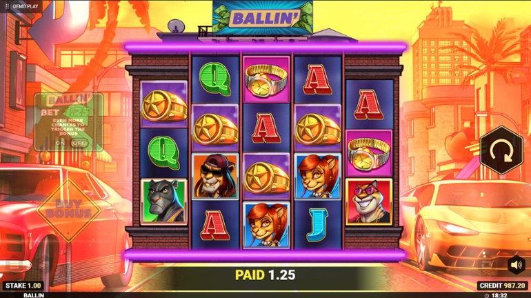 Ballin slot win