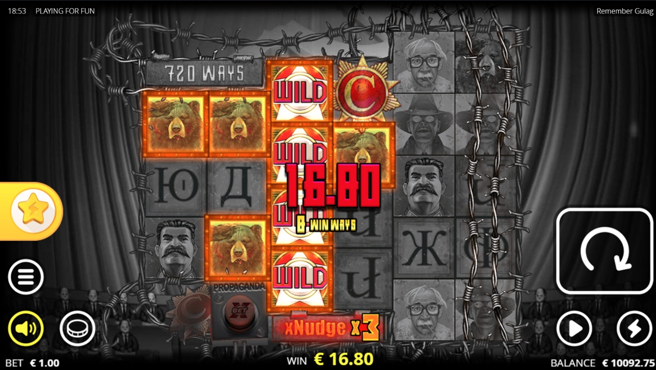 Remember Gulag slot base game win