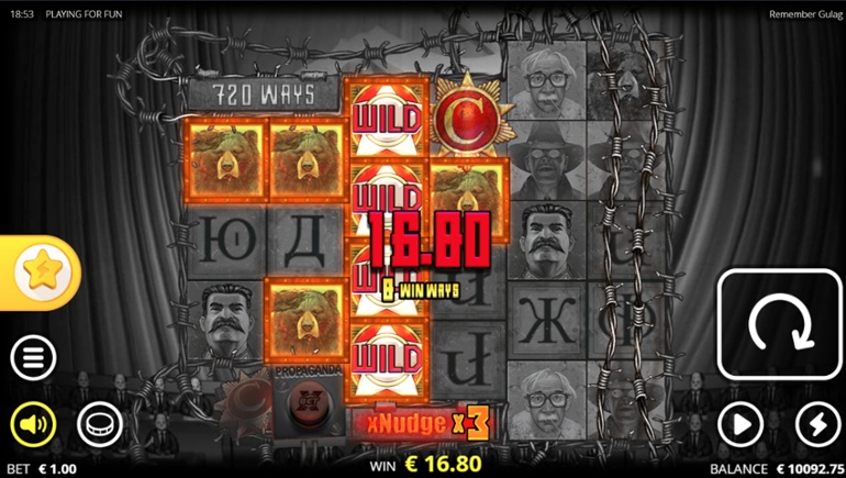 Remember Gulag slot base game win