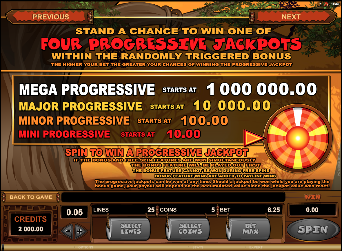 Mega Moolah progressive jackpots rules