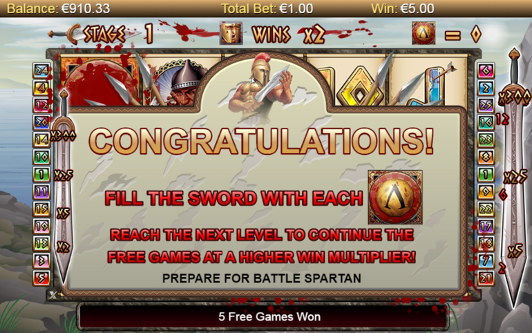 300 Shields slot 3 scatters hit