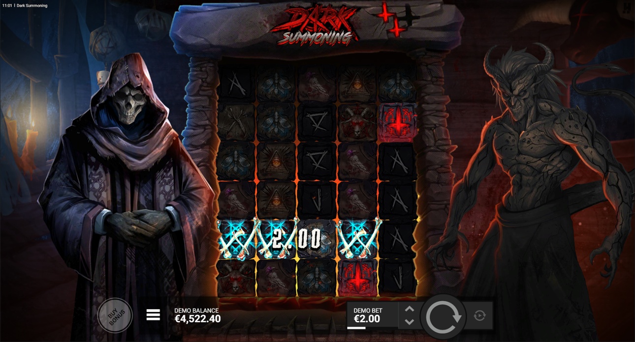 Dark Summoning slot win