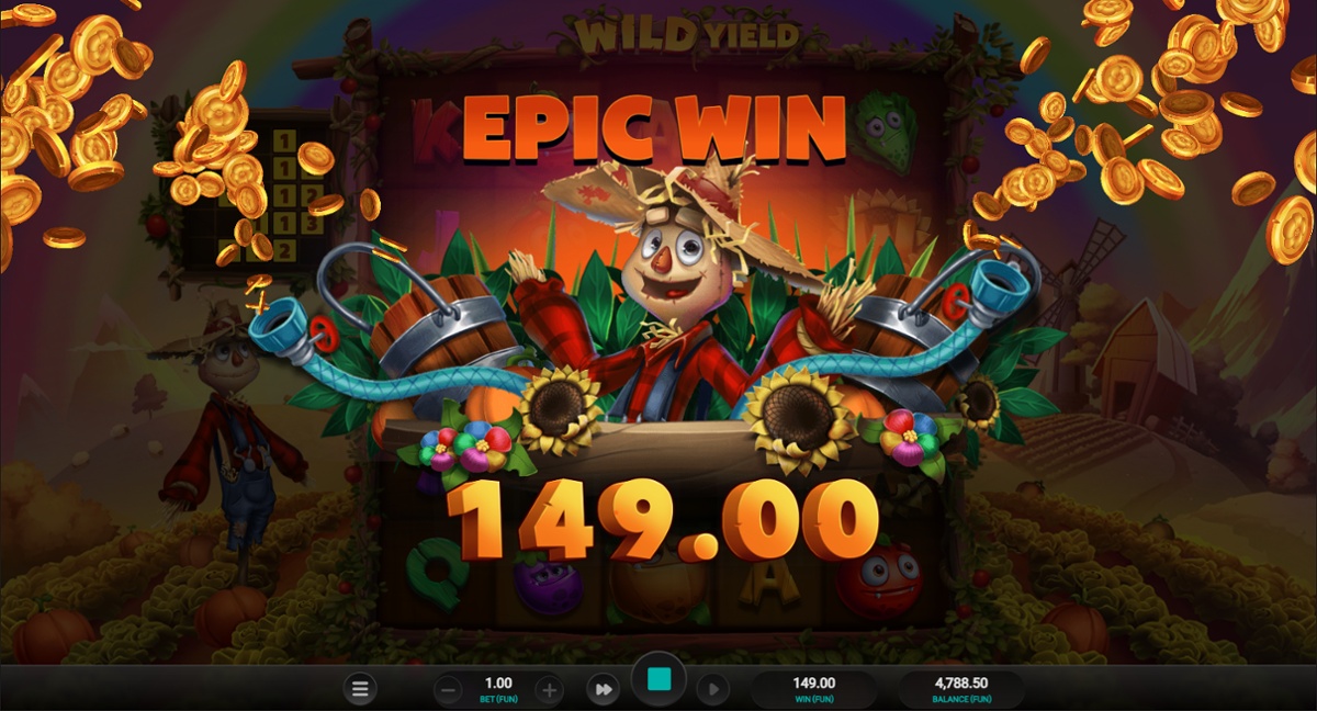Wild Yield slot - Epic win
