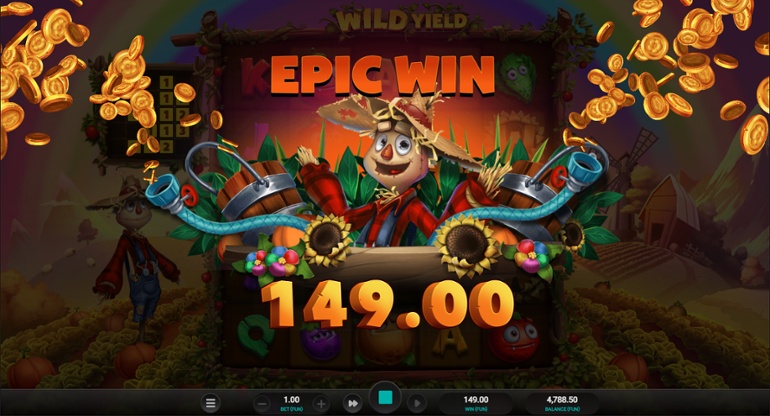 Wild Yield slot - Epic win