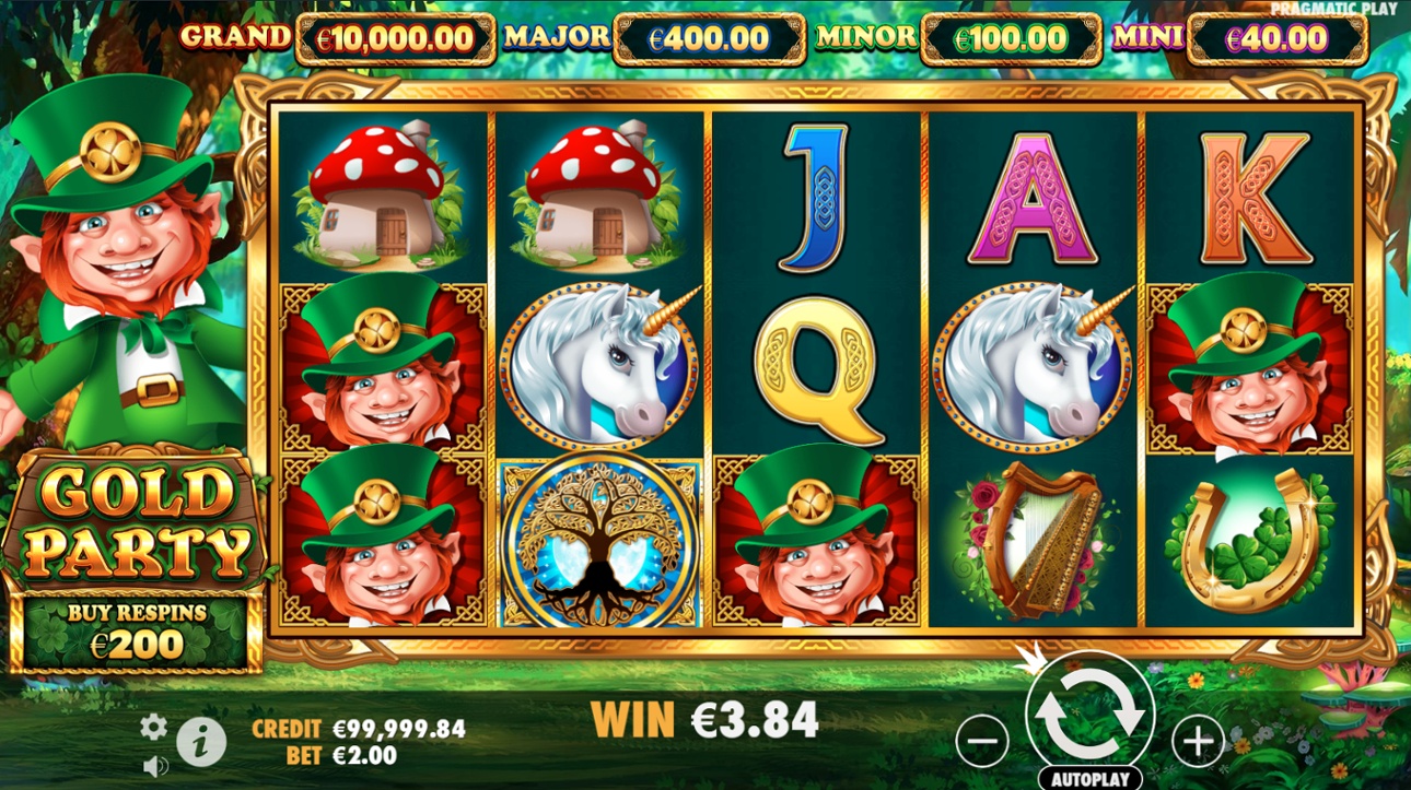 Gold Party slot win