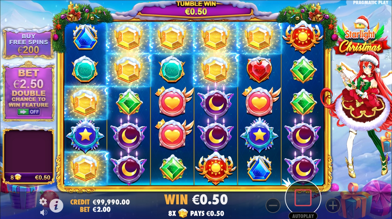 Starlight Christmas slot win