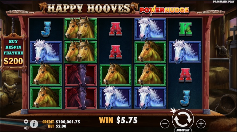 Happy Hooves slot win