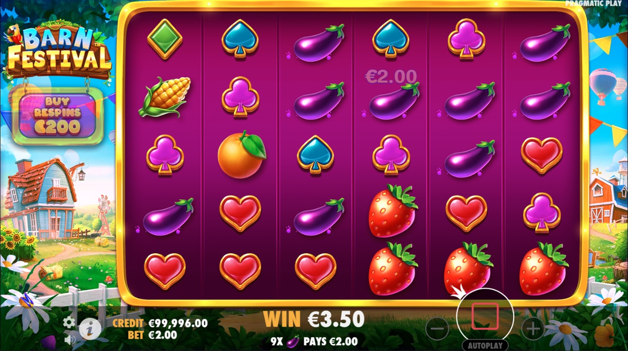 Barn Festival slot win