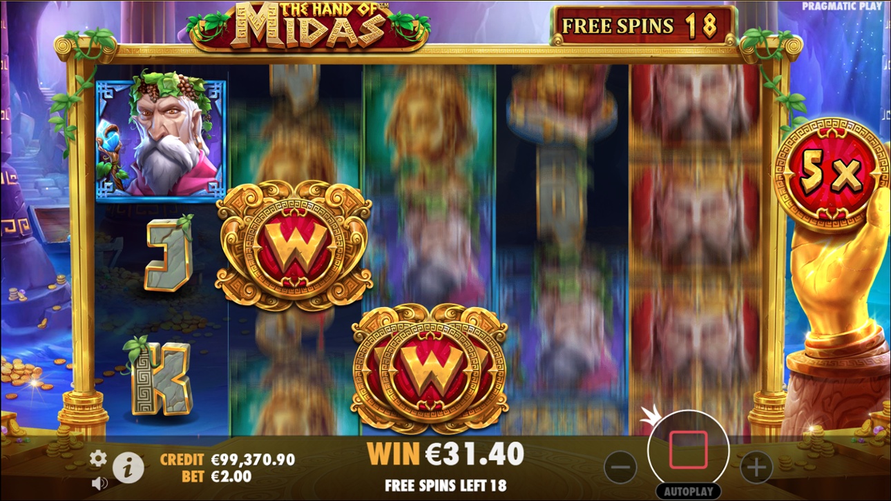 Hand of Midas slot - Sticky Wilds
