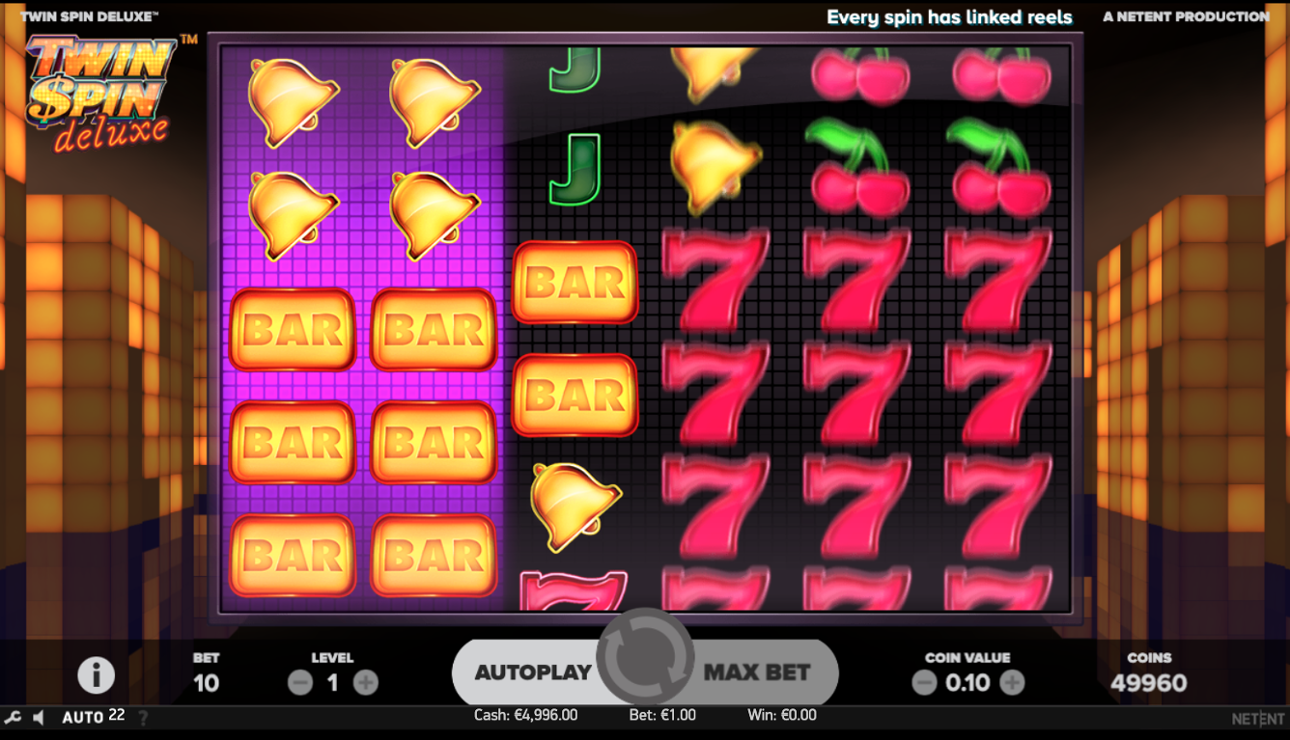 Twin Spin Deluxe 2 identical reels