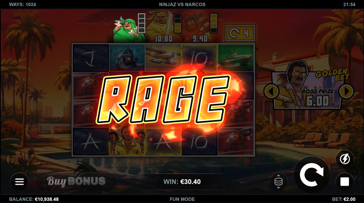 Ninjaz vs Narcos - Raging Ninja ability