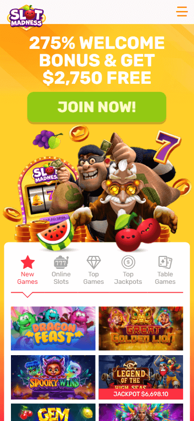 slot_madness_casino_homepage_mobile