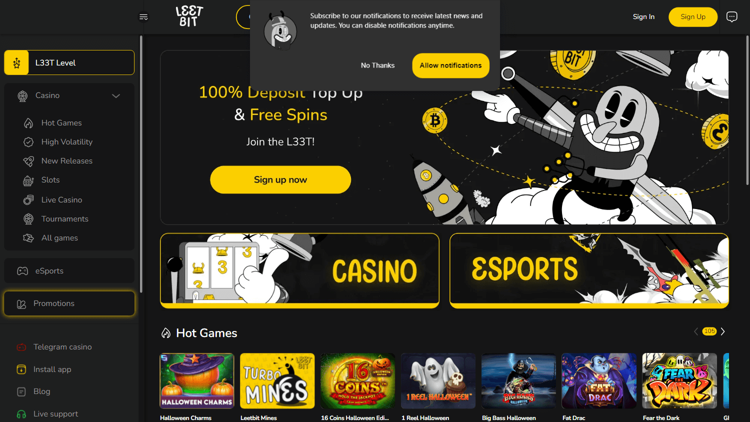 leetbit_casino_homepage_desktop