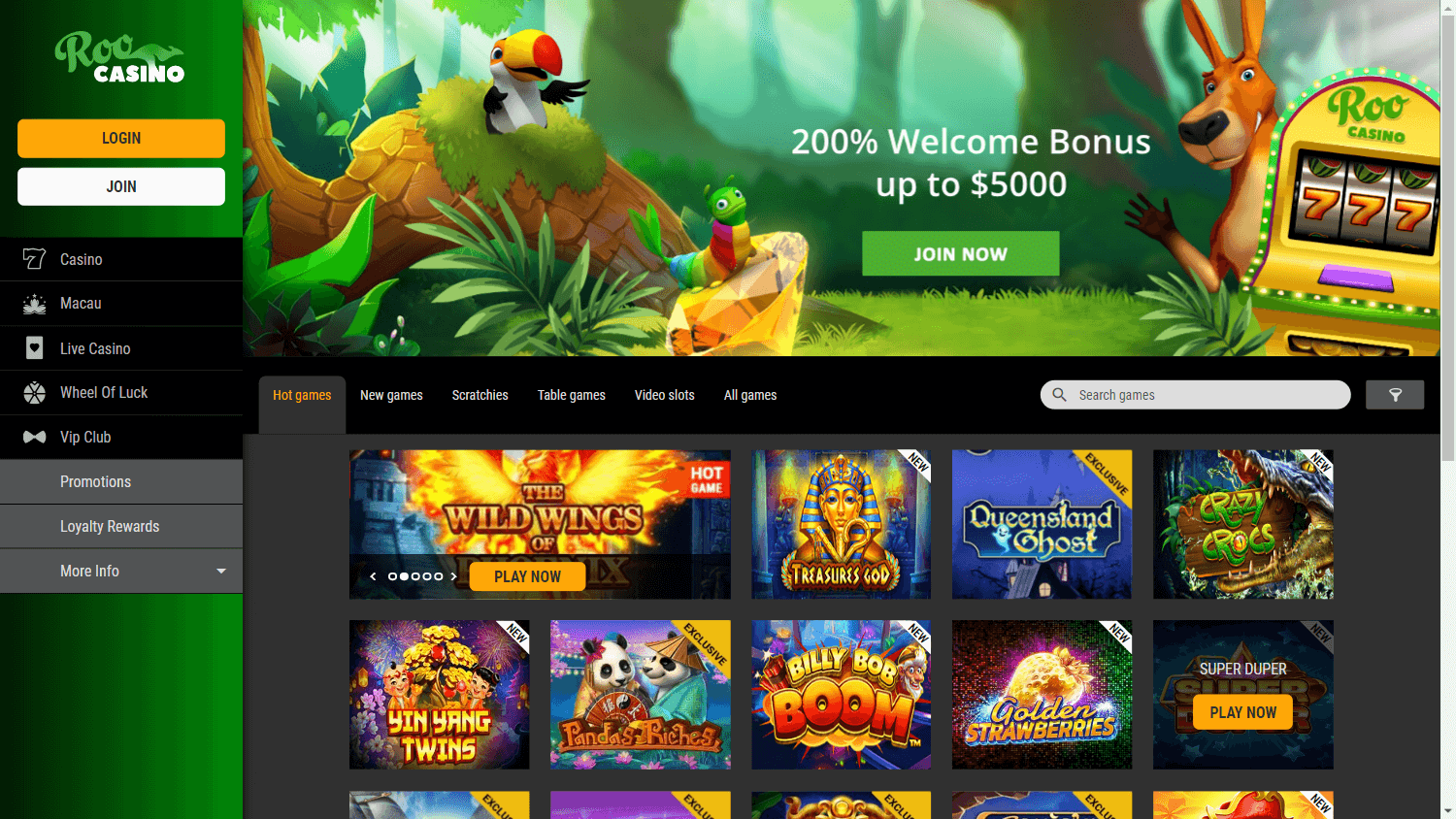 roocasino_homepage_desktop