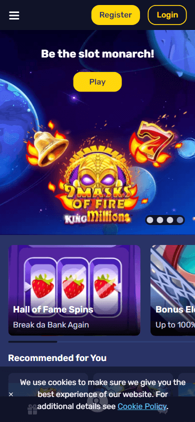galactic wins no deposit