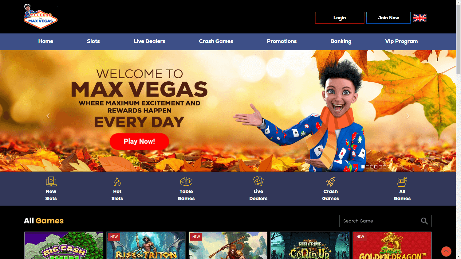 max_vegas_casino_homepage_desktop
