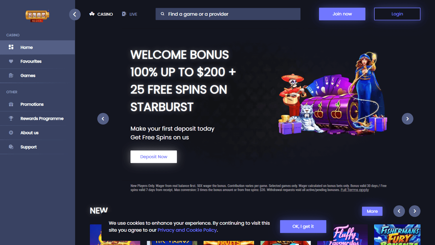 quidslots_casino_homepage_desktop