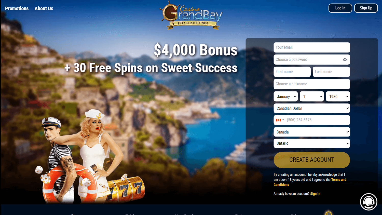 grandbay_casino_homepage_desktop