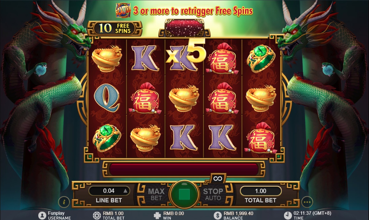 Fortune Dragon - Multiplier win