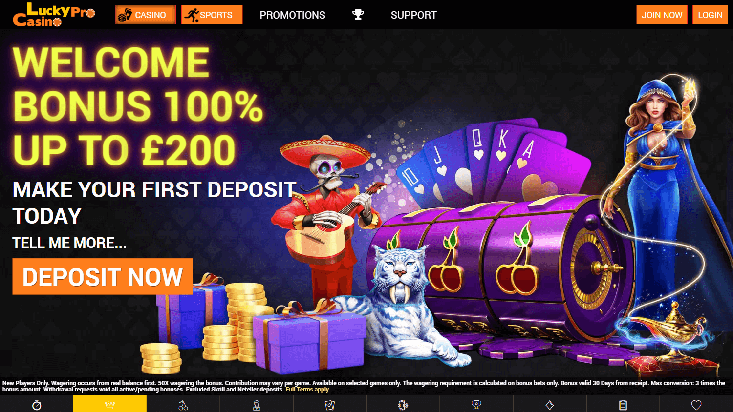 luckyprocasino_homepage_desktop