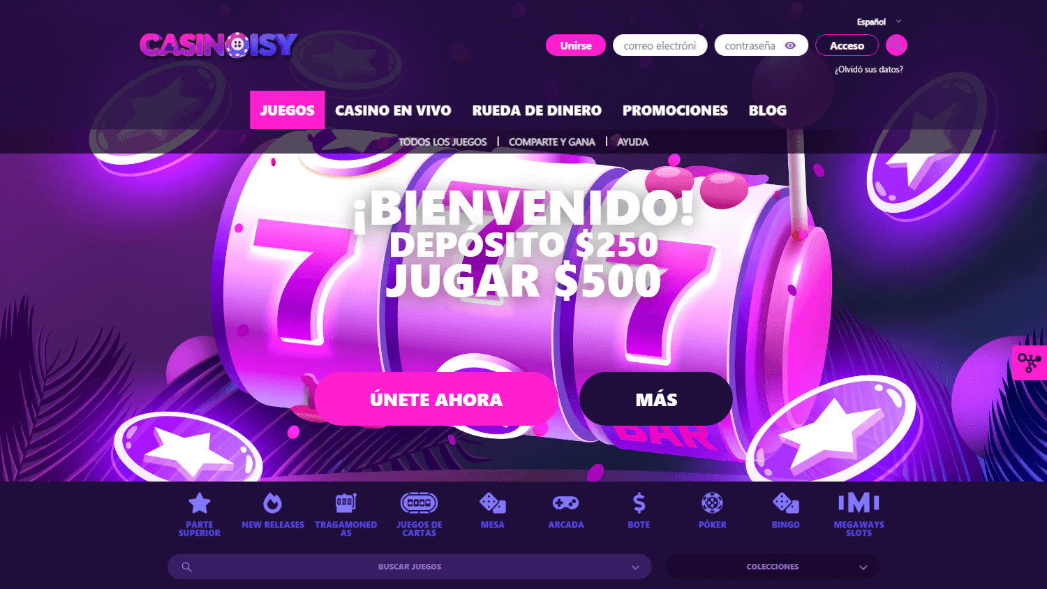 casinoisy_homepage_desktop