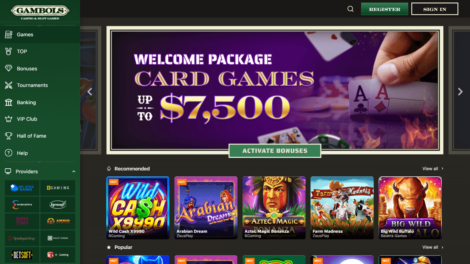 gambols_casino_homepage_desktop