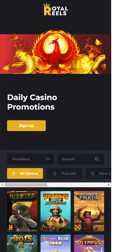 royal_reels_casino_homepage_mobile