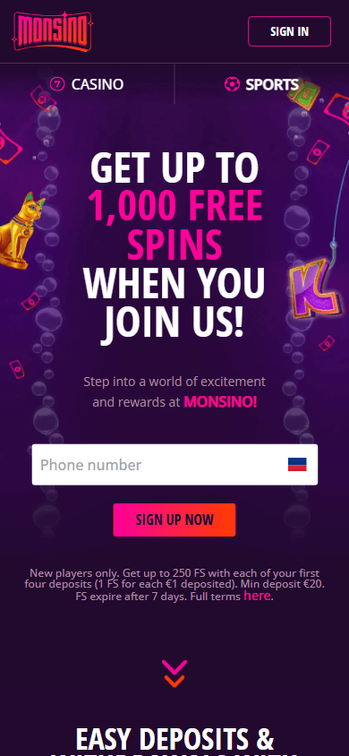 monsino_casino_homepage_mobile