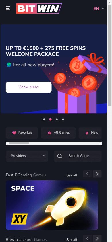 bitwin_casino_homepage_mobile
