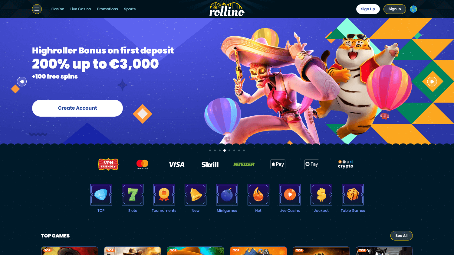 rollino_casino_homepage_desktop