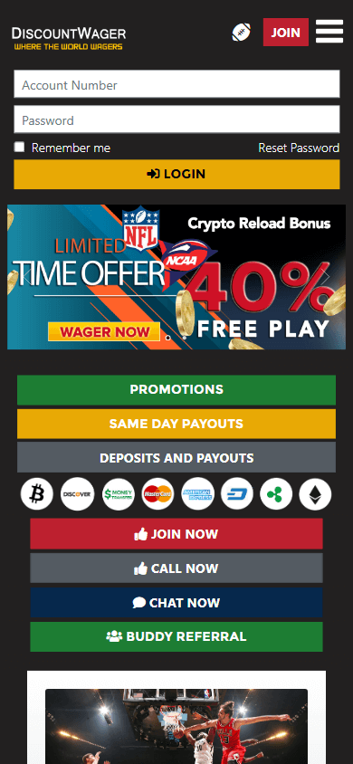 discountwager_casino_homepage_mobile