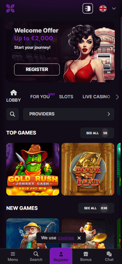 luckyreels_casino_homepage_mobile