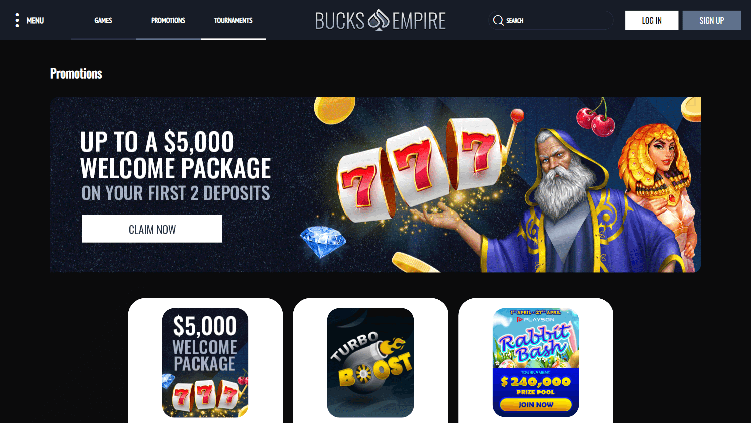 bucks_empire_casino_promotions_desktop