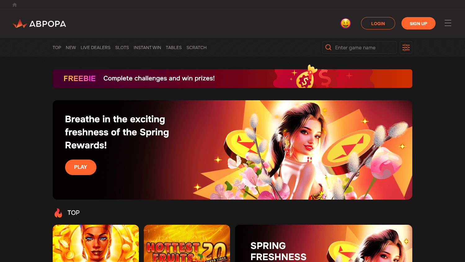 aurora_casino_homepage_desktop