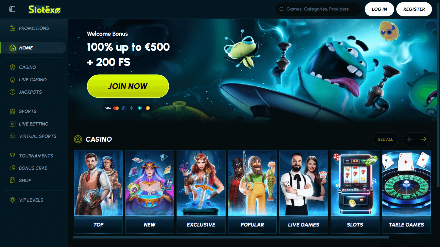 slotexo_casino_homepage_desktop