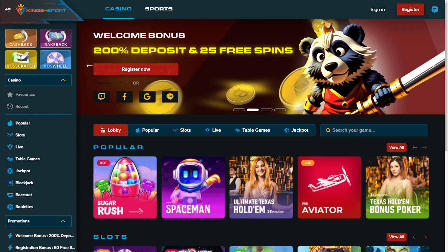 kings_of_sport_casino_homepage_desktop