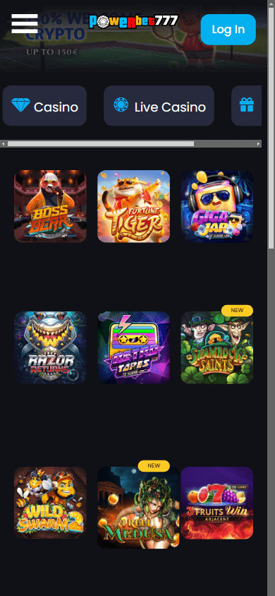 powerbet777_casino_homepage_mobile