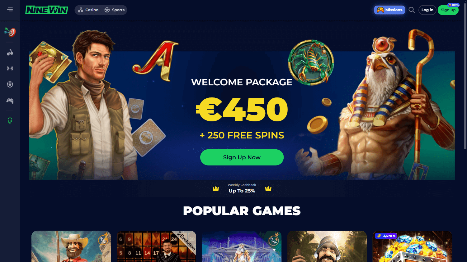 nine_win_casino_homepage_desktop