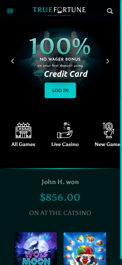 truefortune_casino_homepage_mobile