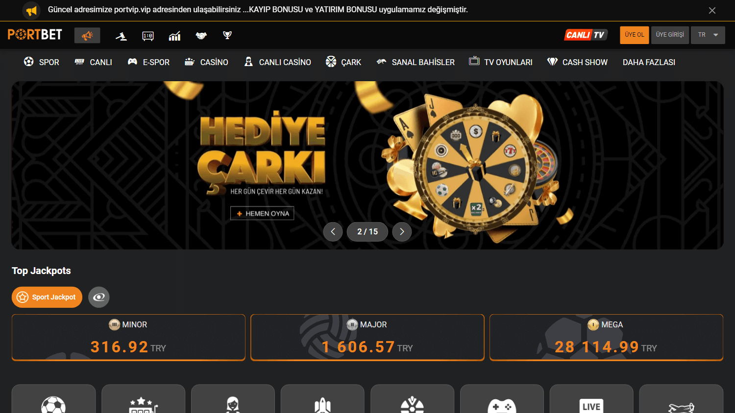 portbet_casino_homepage_desktop